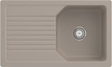 Villeroy & Boch Einbauspüle Linara 338501 860x510mm Rechteck Almond CeramicPlus