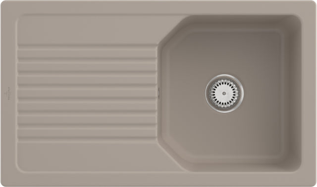Villeroy & Boch Einbauspüle Linara 338501 860x510mm Rechteck Almond CeramicPlus
