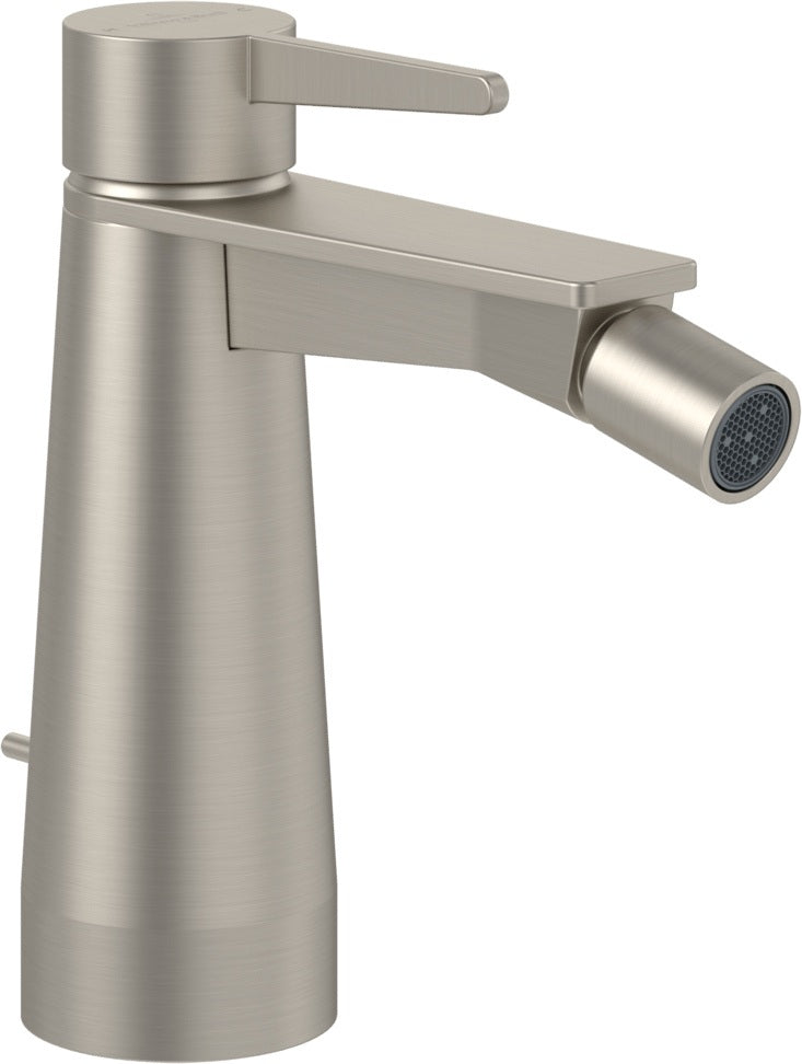 Villeroy & Boch Conum Einhebel-Bidetarmatur TVB127001000 – Chrom, Messing, mit Ablaufgarnitur