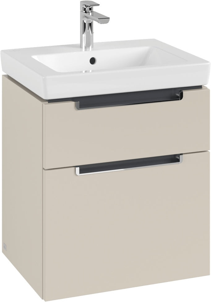 Villeroy & Boch Subway 2.0 Waschtischunterschrank A90810 Cashmere Grey mit SoftClosing
