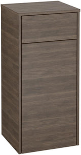 Villeroy & Boch CLEAR Seitenschrank Anschlag links Glossy White mit Tip-on Technik