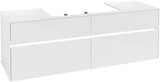 Villeroy & Boch Waschtischunterschrank Collaro C028 B0 1600 mm Glossy White mit LED-Beleuchtung