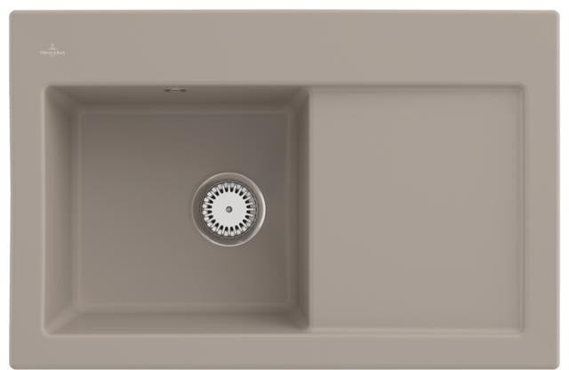 Villeroy & Boch Subway 45 Einbauspüle Keramik Ivory CeramicPlus 780x510 mm