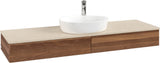 Villeroy & Boch Waschtischunterschrank Antao 1600 mm Warm Walnut mit Beleuchtung
