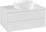 Villeroy & Boch Waschtischunterschrank Antao 800 mm Glossy White mit LED-Beleuchtung