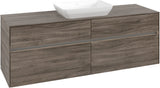 Villeroy & Boch Waschtischunterschrank Collaro C120 B0 1600 mm Stone Oak mit Beleuchtung und SoftClosing