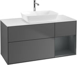 Villeroy & Boch Waschtischunterschrank Finion G831G 1200 mm Glossy White Lacquer mit Beleuchtung