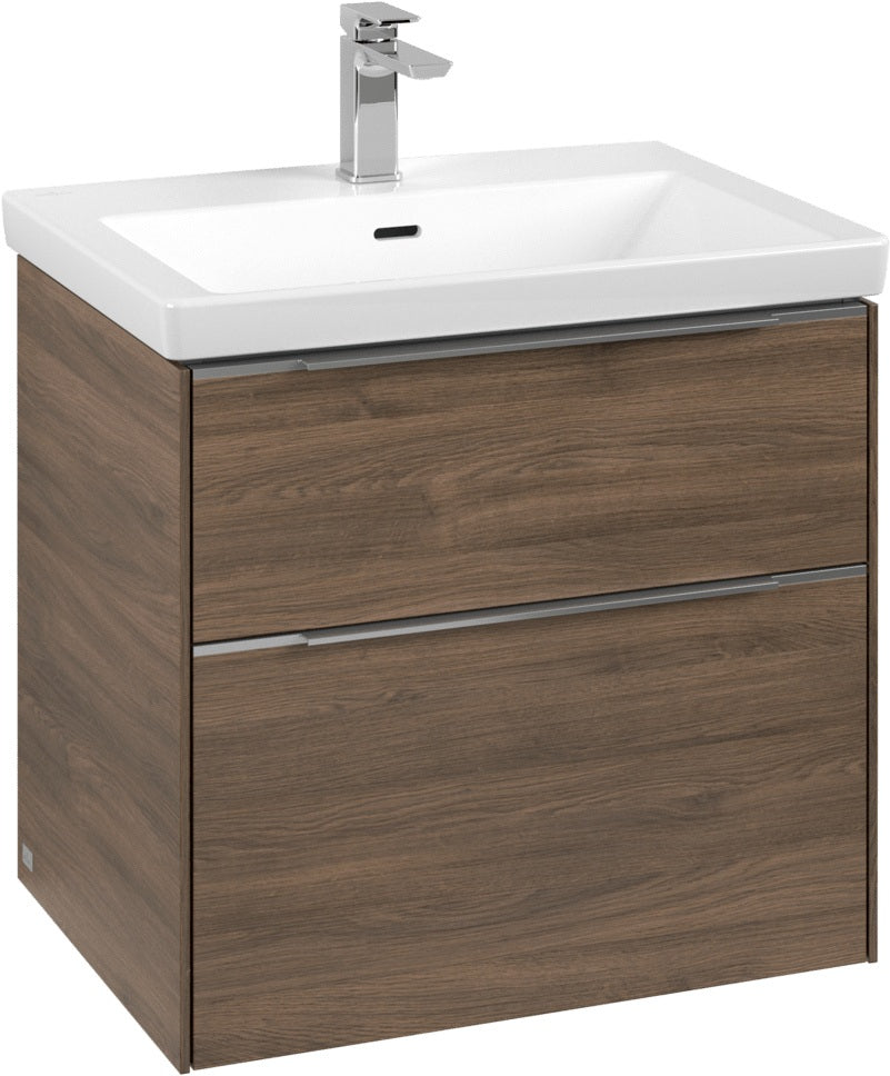 Villeroy & Boch Waschtischunterschrank Subway 3.0 C 576L0 Brilliant White mit LED-Beleuchtung