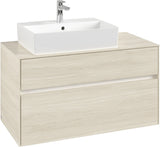 Villeroy & Boch Waschtischunterschrank Collaro C126 B0 1000 mm White Oak mit Beleuchtung