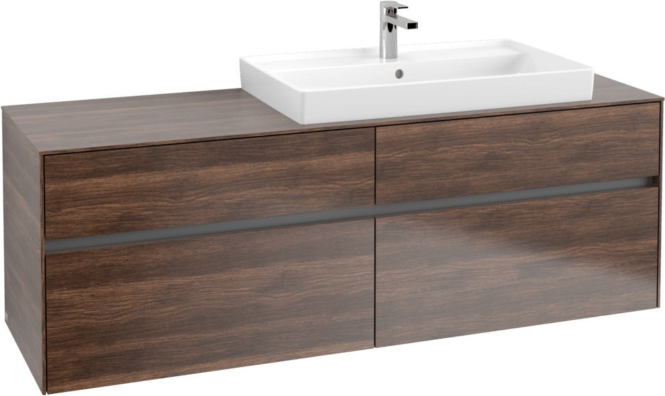 Villeroy & Boch Waschtischunterschrank Collaro C02700 Arizona Oak 1600 mm mit 4 Auszügen