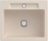 Villeroy & Boch Einbauspüle Siluet 60 S 334601 – 600 x 510 mm, Weiß Alpin CeramicPlus, TitanCeram