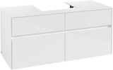 Villeroy & Boch Waschbeckenunterschrank Collaro C070 1200 mm Glossy White mit 4 Auszügen