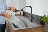Villeroy & Boch Subway Style 60 Einbauspüle Keramik Ebony CeramicPlus 1000 mm