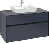 Villeroy & Boch Waschtischunterschrank Collaro C016 B0 1000 mm White Oak mit LED-Beleuchtung