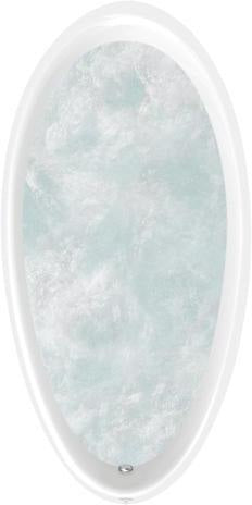 Villeroy & Boch Aveo Whirlpool CC Quaryl 1900x950mm Oval Weiß Alpin mit 28 Düsen