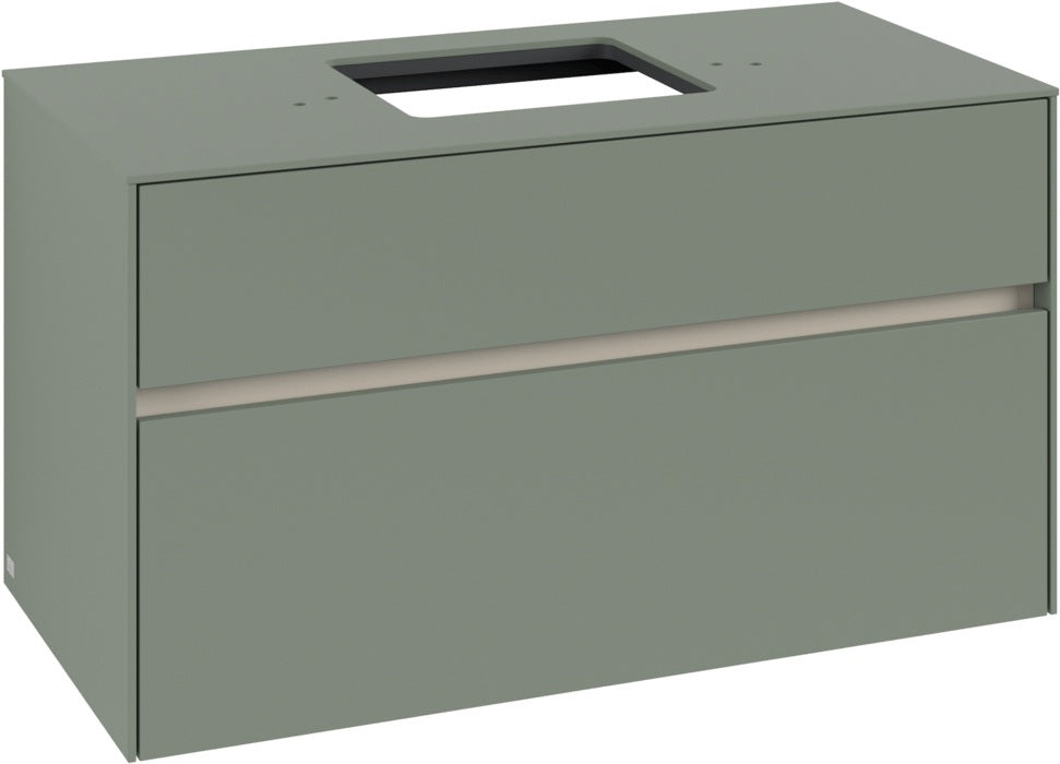 Villeroy & Boch Waschbeckenunterschrank Collaro C125 B0 1000 mm White Oak mit Beleuchtung