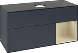 Villeroy & Boch Finion Waschbeckenunterschrank 1200 mm Glossy White Lacquer mit Beleuchtung