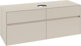 Villeroy & Boch Waschtischunterschrank Collaro C045 1400 mm Cashmere Grey mit 4 Auszügen