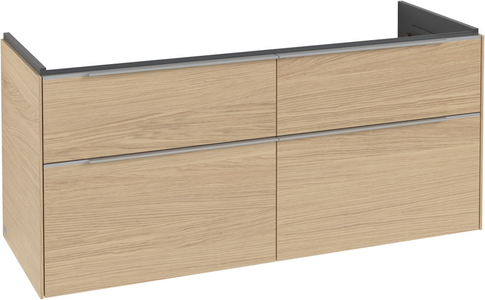 Villeroy & Boch Waschtischunterschrank Subway 3.0 C 568L0 1272 mm Brilliant White mit LED