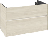 Villeroy & Boch Waschbeckenunterschrank Collaro C13900 in White Oak – 996 mm, 2 Auszüge, SoftClosing