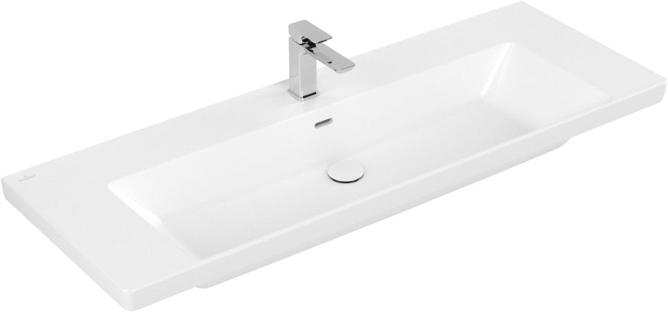 Villeroy & Boch Schrankwaschtisch Subway 3.0 1300x475mm Weiß Alpin mit Überlauf