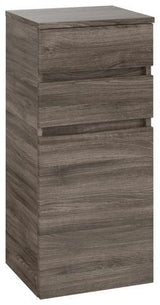 Villeroy & Boch Legato Seitenschrank 400x870x350 mm Kansas Oak, wandhängend, mit Soft-Close