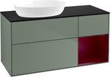 Villeroy & Boch Finion Waschtischunterschrank 1200 mm Glossy White Lacquer mit LED-Beleuchtung