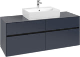 Villeroy & Boch Waschtischunterschrank Collaro C131 B0 1400 mm White Oak mit Beleuchtung und SoftClosing