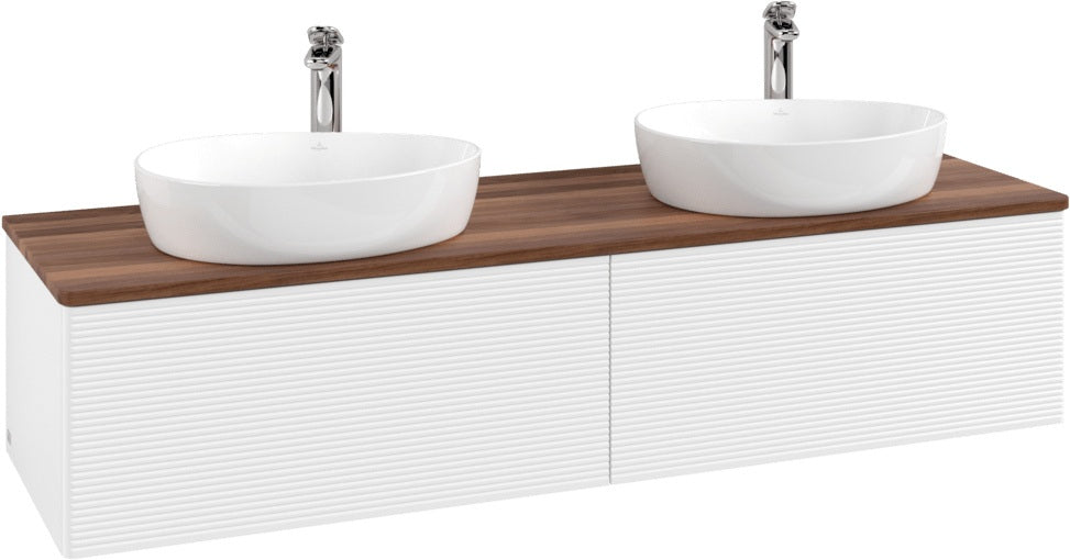 Villeroy & Boch Antao Waschtischunterschrank 1600 mm White Matt Lacquer mit LED-Beleuchtung