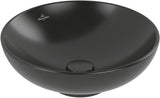 Villeroy & Boch Loop & Friends Aufsatzwaschbecken 420 mm Pure Black CeramicPlus