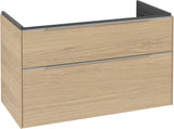 Villeroy & Boch Subway 3.0 Waschtischunterschrank C570L0 Brilliant White mit LED-Beleuchtung und SoftClosing