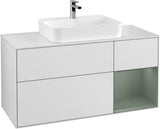 Villeroy & Boch Waschtischunterschrank Finion F421G 1200 mm Glossy White Lacquer