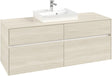 Villeroy & Boch Waschtischunterschrank Collaro C073 White Oak 1400 mm mit SoftClosing