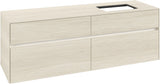Villeroy & Boch Waschtischunterschrank Collaro C122 B0 1600 mm White Oak mit Beleuchtung