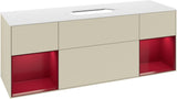Villeroy & Boch Finion Waschtischunterschrank 1600 mm Glossy White Lacquer mit Beleuchtung