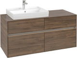Villeroy & Boch Waschtischunterschrank Collaro C082 B0 1200 mm Arizona Oak mit Beleuchtung