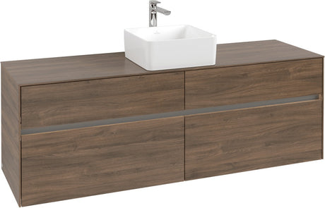 Villeroy & Boch Waschtischunterschrank Collaro C049 B0 1600 mm Arizona Oak mit Beleuchtung