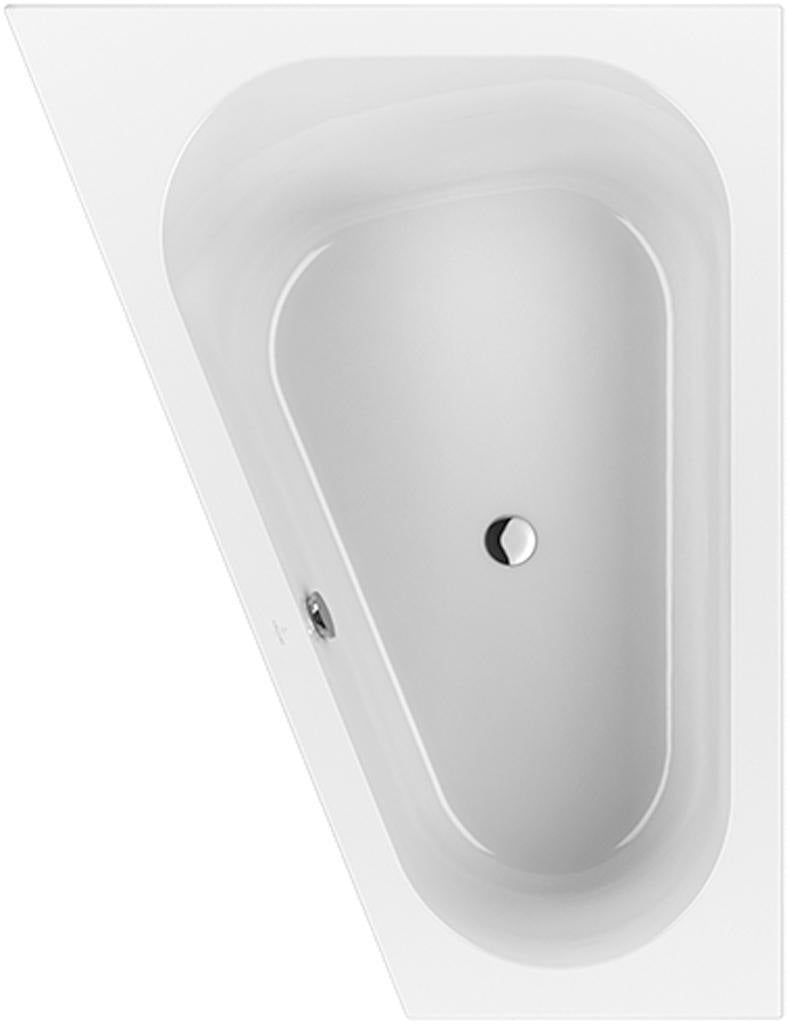 Villeroy & Boch Whirlpoolsystem LOOP & FRIENDS Air Entry mit Multiplex Trio – 1750 x 1350 mm, Weiß