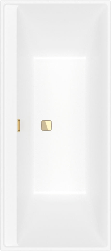 Villeroy & Boch Collaro Rechteck-Badewanne 1700x750mm Weiß Alpin – Acryl Einbauwanne mit Überlauf