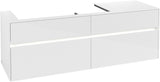 Villeroy & Boch Collaro Waschtischunterschrank 1600 mm mit LED-Beleuchtung und 4 Auszügen in Truffle Grey