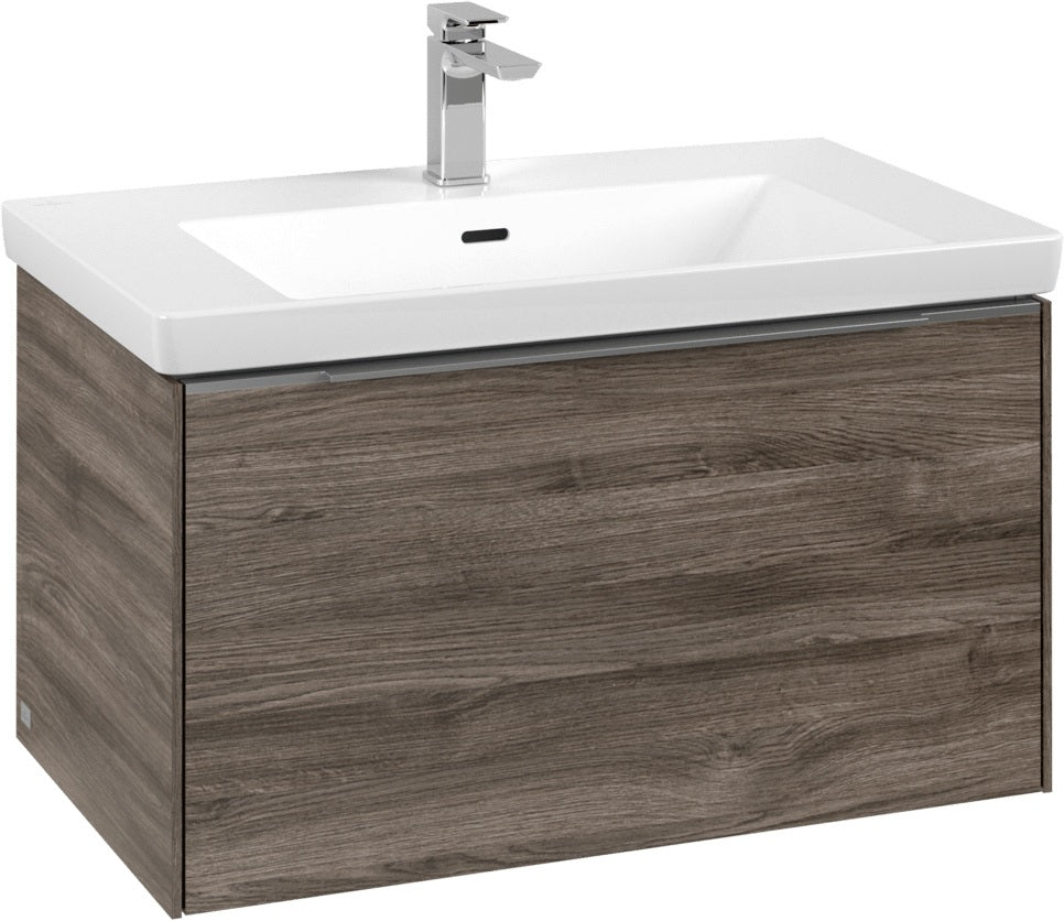 Villeroy & Boch Waschtischunterschrank Subway 3.0 C 573L0 Brilliant White mit Beleuchtung