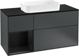 Villeroy & Boch Finion Waschtischunterschrank 1200 mm Glossy White Lacquer mit LED-Beleuchtung