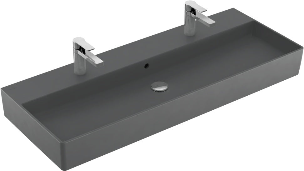 Villeroy & Boch Wandwaschbecken Memento 2.0 4A22CK 1200x470mm Graphite CeramicPlus