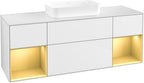 weiß / Mitteldichte Faserplatte (MDF) / F741H F 1600x603x501mm Glossy White