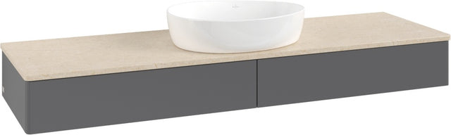 Villeroy & Boch Antao Waschbeckenunterschrank 1600 mm Anthrazit Matt mit SoftClosing