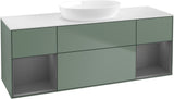 Villeroy & Boch Finion Waschbeckenunterschrank 1600 mm Glossy White Lacquer – mit LED-Beleuchtung