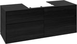 Villeroy & Boch Collaro Waschtischunterschrank 1400 mm Black Matt Lacquer mit 4 Auszügen