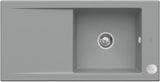 Villeroy & Boch Einbauspüle Timeline 60 Keramik Ebony CeramicPlus reversibel 1000 mm