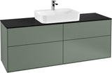 Villeroy & Boch Finion Waschbeckenunterschrank 1600 mm Glossy White Lacquer mit LED-Beleuchtung