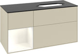 Villeroy & Boch Finion Waschtischunterschrank 120 cm Glossy White Lacquer mit Beleuchtung